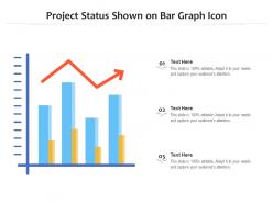 Project status shown on bar graph icon