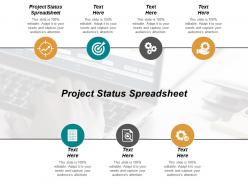 Project status spreadsheet ppt powerpoint presentation gallery model cpb