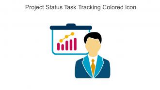 Project Status Task Tracking Colored Icon In Powerpoint Pptx Png And Editable Eps Format