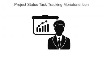 Project Status Task Tracking Monotone Icon In Powerpoint Pptx Png And Editable Eps Format