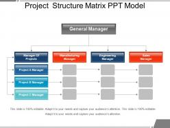 Project structure matrix ppt model