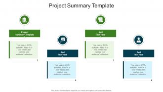 Project Summary Template In Powerpoint And Google Slides Cpb