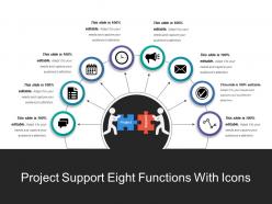 Project Support Eight Functions With Icons