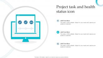 Project Task And Health Status Icon
