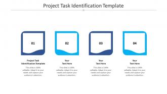 Project task identification template ppt powerpoint presentation slides master slide cpb