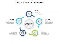 Project task list example ppt powerpoint presentation portfolio topics cpb