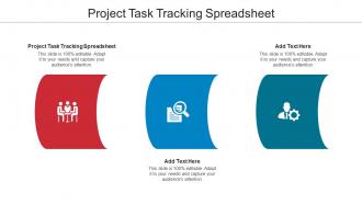 Project Task Tracking Spreadsheet Ppt Powerpoint Presentation Visual Aids Gallery Cpb