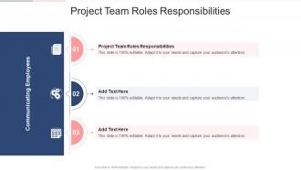 Project Team Roles Responsibilities In Powerpoint And Google Slides Cpb