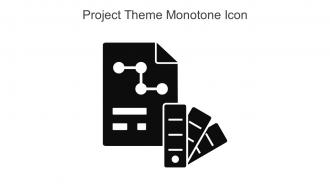 Project Theme Monotone Icon In Powerpoint Pptx Png And Editable Eps Format