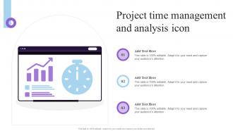 Project Time Management And Analysis Icon