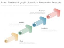 Project timeline infographic powerpoint presentation examples