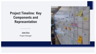 Project Timeline Key Components And Representation PPT Guidelines AT