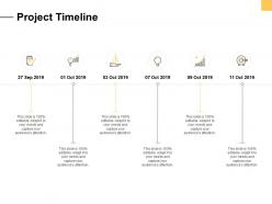 Project timeline ppt powerpoint presentation slides portfolio