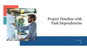 Project Timeline With Task Dependencies PPT Information AT