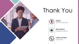 Project Tracker For Efficient Task Management PPT Sample AT Impactful Image