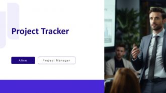 Project Tracker PPT Template AT