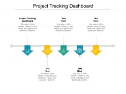 Project tracking dashboard ppt powerpoint presentation file inspiration cpb