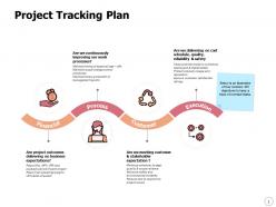Project tracking plan ppt powerpoint presentation graphics