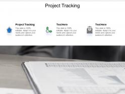 Project tracking ppt powerpoint presentation icon slide cpb