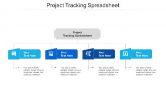 Project tracking spreadsheet ppt powerpoint presentation model master slide cpb