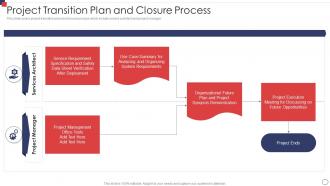 Project Transition Plan And Closure Process