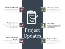 Project Updates Ppt Example Professional