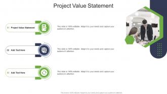 Project Value Statement In Powerpoint And Google Slides Cpb