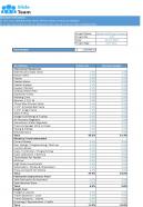 Project Vendor Budget Excel Spreadsheet Worksheet Xlcsv XL SS