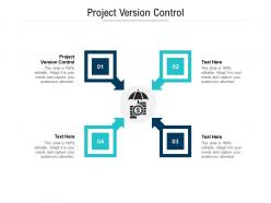 Project version control ppt powerpoint presentation layouts portrait cpb