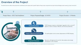 Project Viability Assessment To Evaluate Overview Of The Project Ppt Ideas Layout Ideas