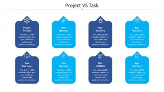 Project vs task ppt powerpoint presentation file master slide cpb