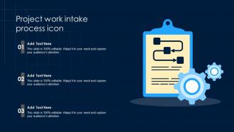 Project Work Intake Process Icon