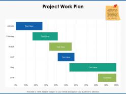Project work plan percentages ppt powerpoint presentation icon visuals