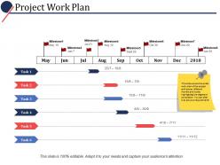 Project work plan ppt powerpoint presentation file graphics pictures