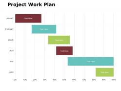 Project work plan ppt powerpoint presentation gallery maker