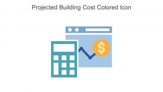 Projected Building Cost Colored Icon In Powerpoint Pptx Png And Editable Eps Format