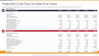 Projected Cash Flow For Next Five Strategies Startups Need Support Growth Business