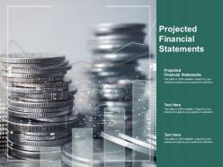 Projected financial statements ppt powerpoint presentation infographic template show cpb