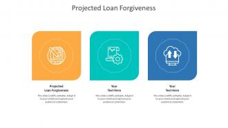 Projected loan forgiveness ppt powerpoint presentation pictures sample cpb