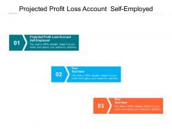 Projected profit loss account self employed ppt powerpoint presentation pictures templates cpb