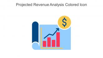 Projected Revenue Analysis Colored Icon In Powerpoint Pptx Png And Editable Eps Format