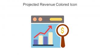 Projected Revenue Colored Icon In Powerpoint Pptx Png And Editable Eps Format