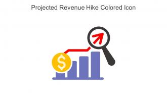 Projected Revenue Hike Colored Icon In Powerpoint Pptx Png And Editable Eps Format