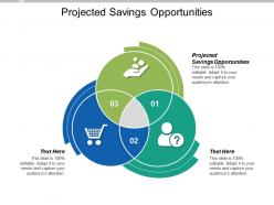 Projected savings opportunities ppt powerpoint presentation professional summary cpb