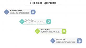 Projected spending ppt powerpoint presentation professional design templates cpb