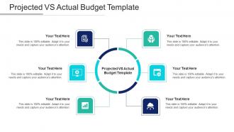 Projected Vs Actual Budget Template Ppt Powerpoint Presentation Pictures Styles Cpb