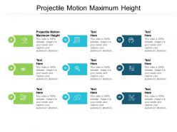 Projectile motion maximum height ppt powerpoint presentation inspiration sample cpb