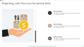 Projecting Cash Flow Icon For Service Firms