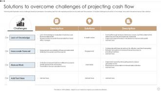 Projecting Cash Flow Powerpoint Ppt Template Bundles Ideas Colorful