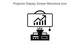 Projector Display Screen Monotone Icon In Powerpoint Pptx Png And Editable Eps Format